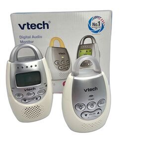 VTech Safe&Sound DM221 DECT 6.0 Digital Audio Baby Monitor (Single Parent Unit)